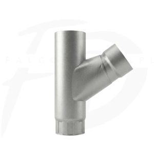 Trójnik rury stal Inguri ⌀ 100 kolor srebrny metalik RAL9006